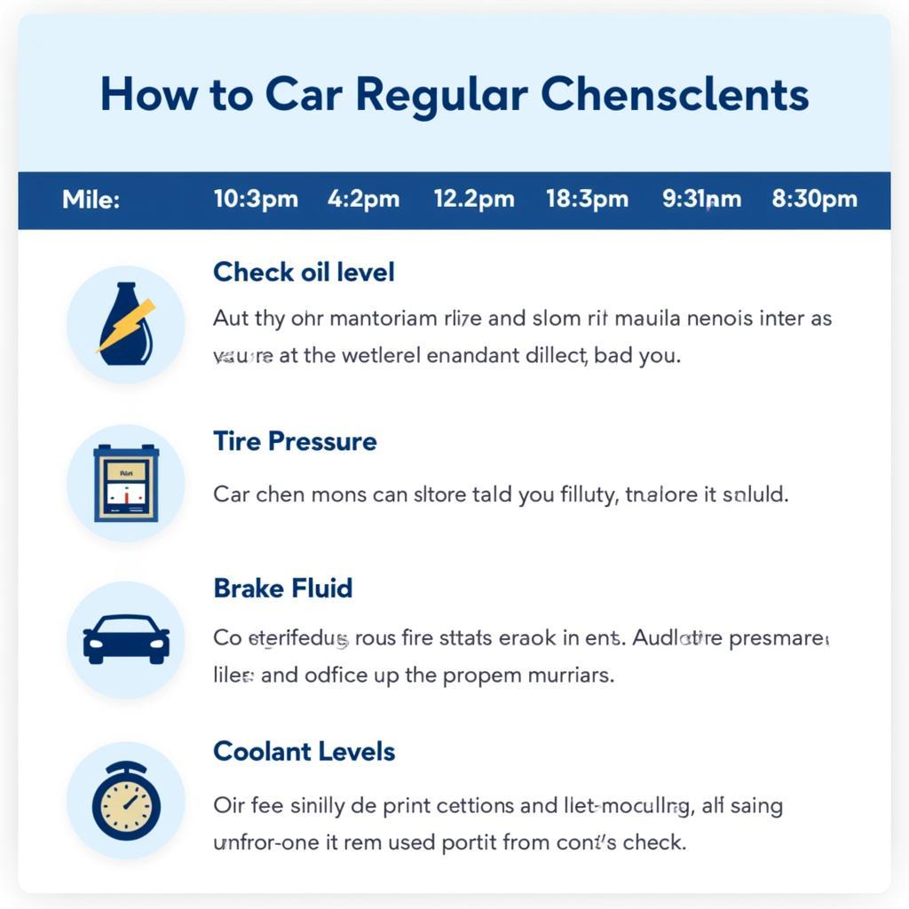 Regular Car Maintenance Checklist