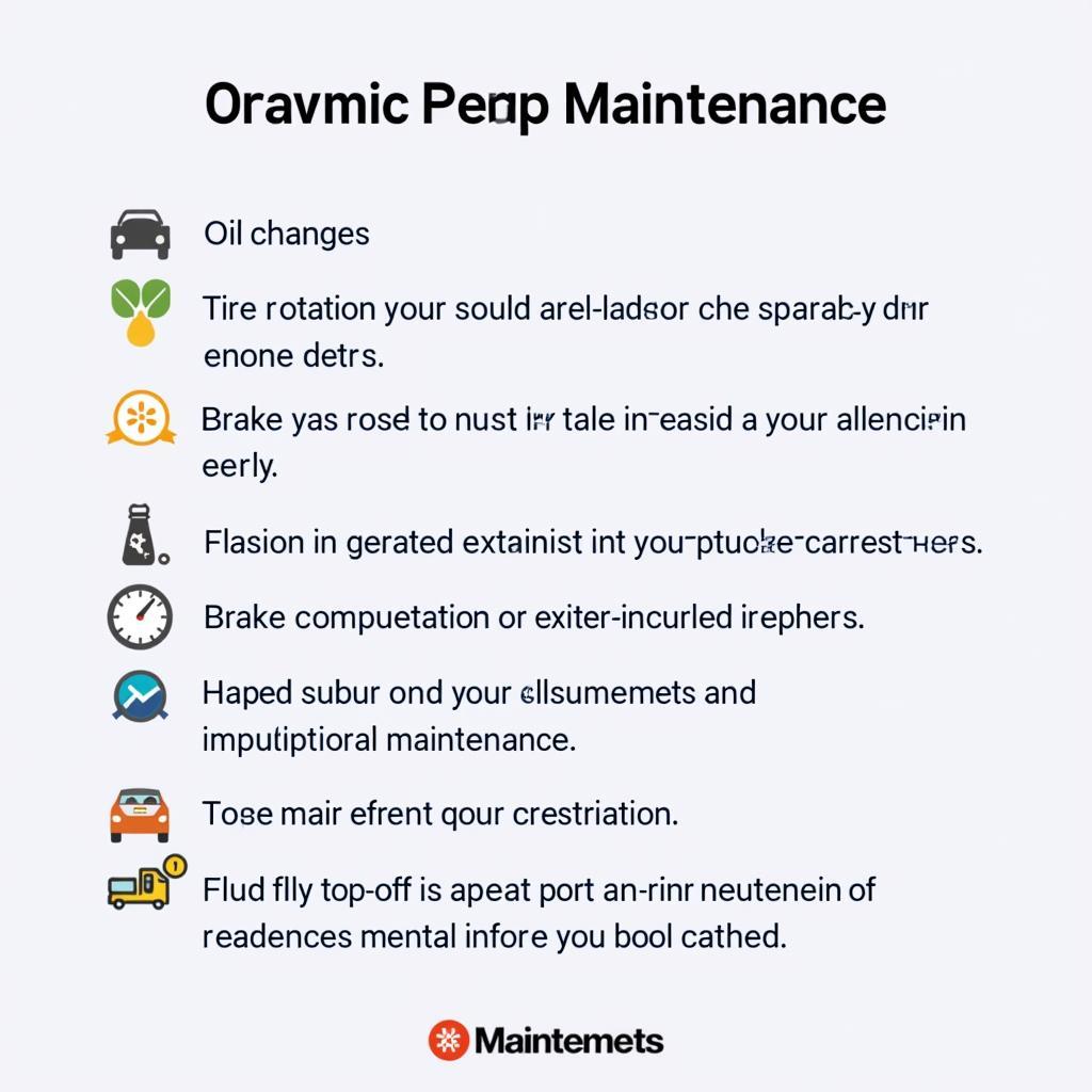 Regular Car Maintenance Checklist