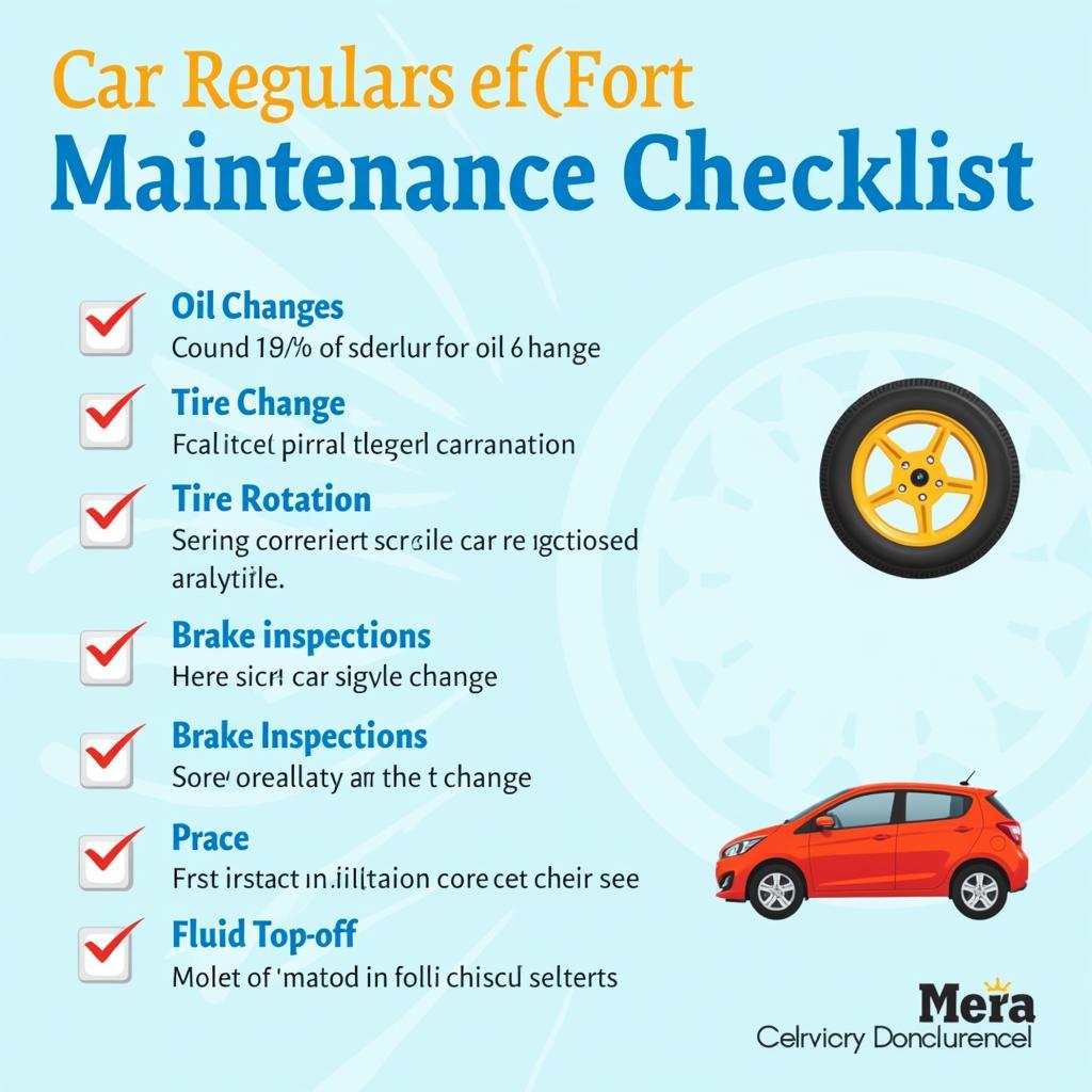 Regular Car Maintenance Checklist