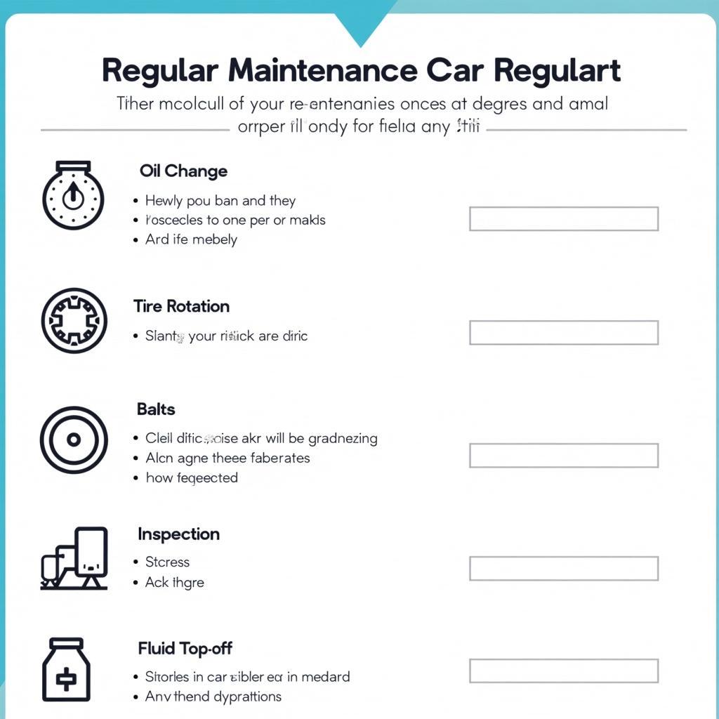 Regular Car Maintenance Checklist