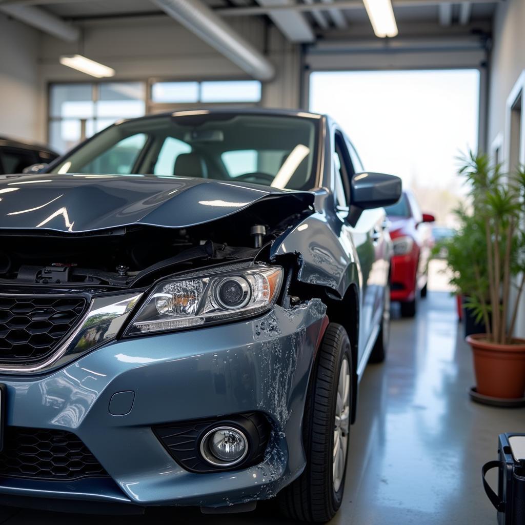 Repairing Damage on a Rental Car