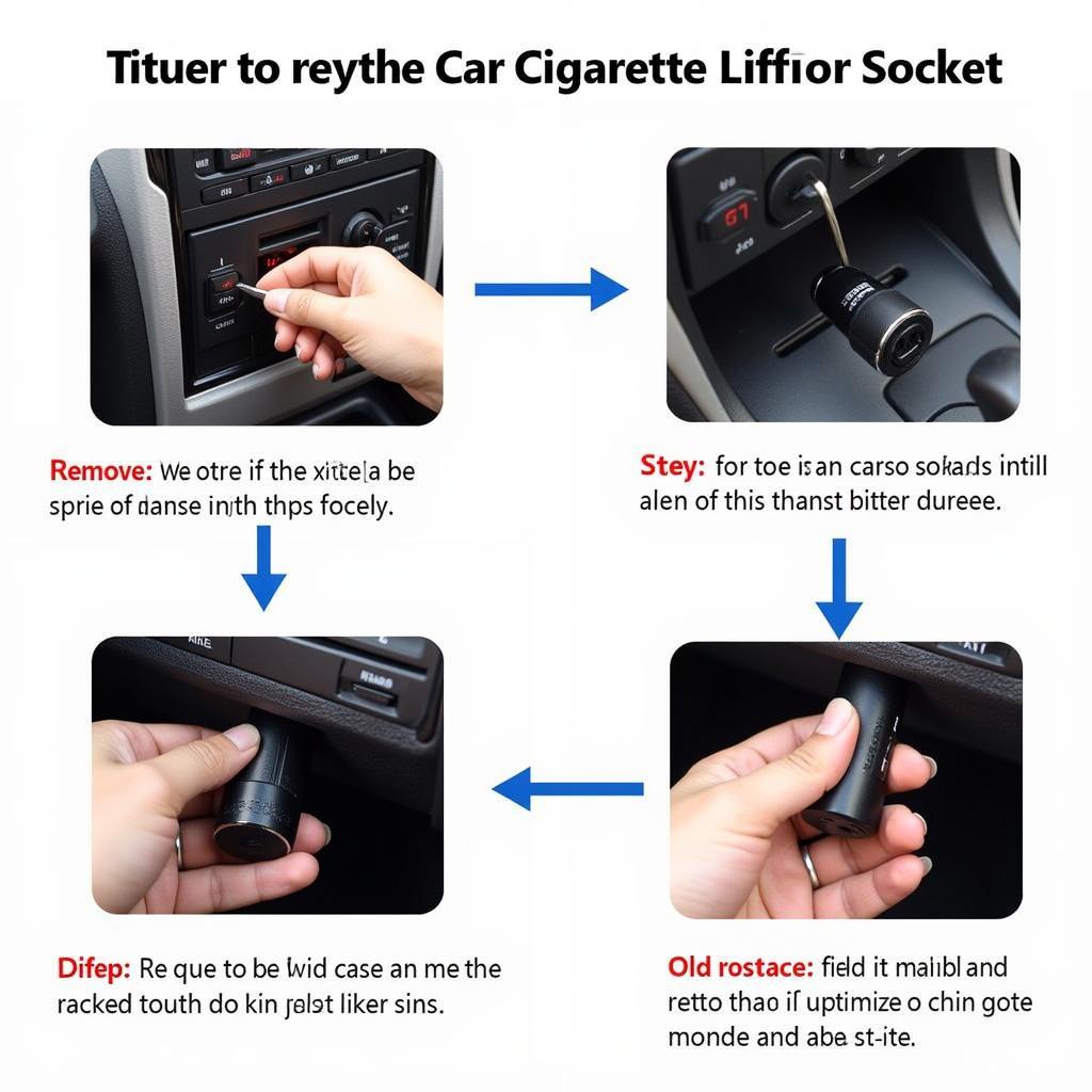 Replacing Car Cigarette Lighter Socket