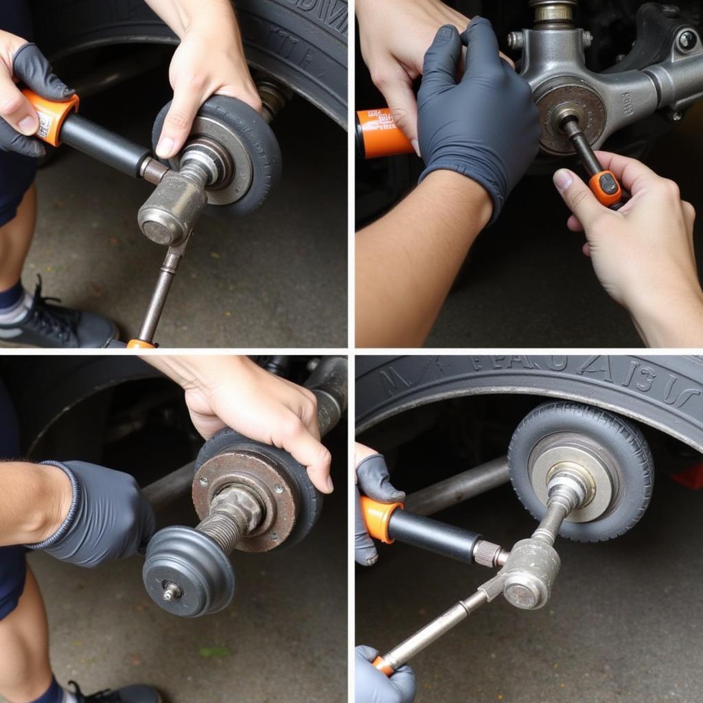 Replacing Rear Ball Joint