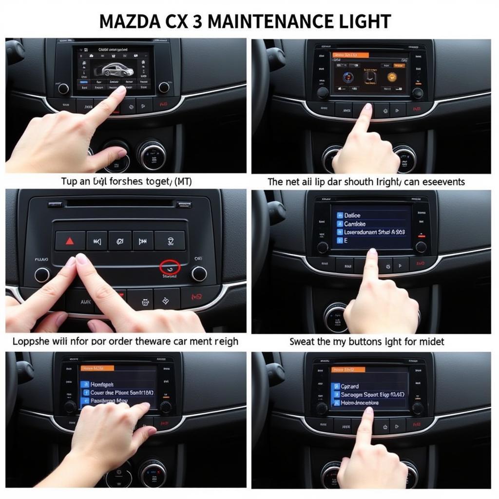 Resetting Mazda CX-3 Maintenance Light through Infotainment System