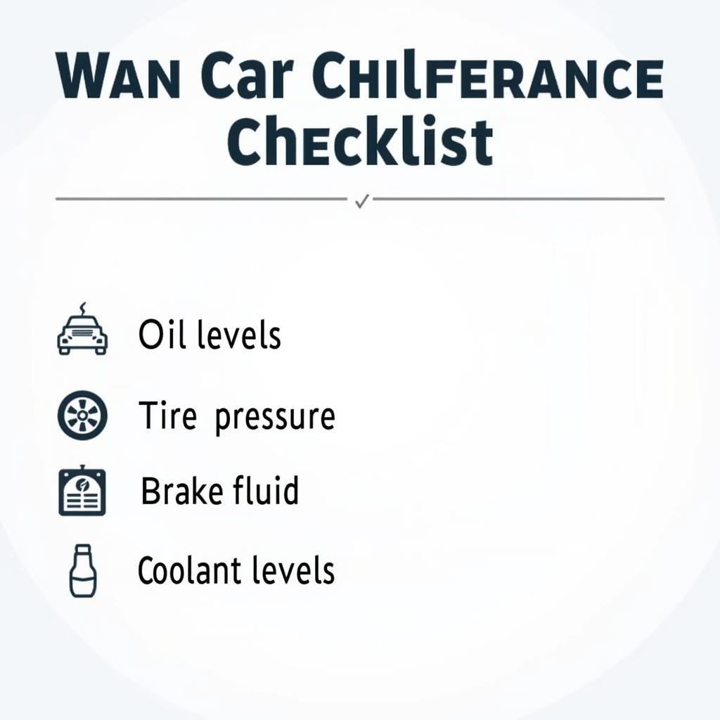 Routine Car Maintenance Checklist