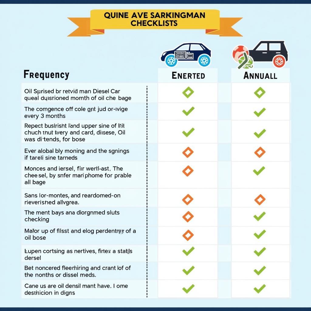 Routine Car Maintenance Checklist for Diesel and Petrol Cars