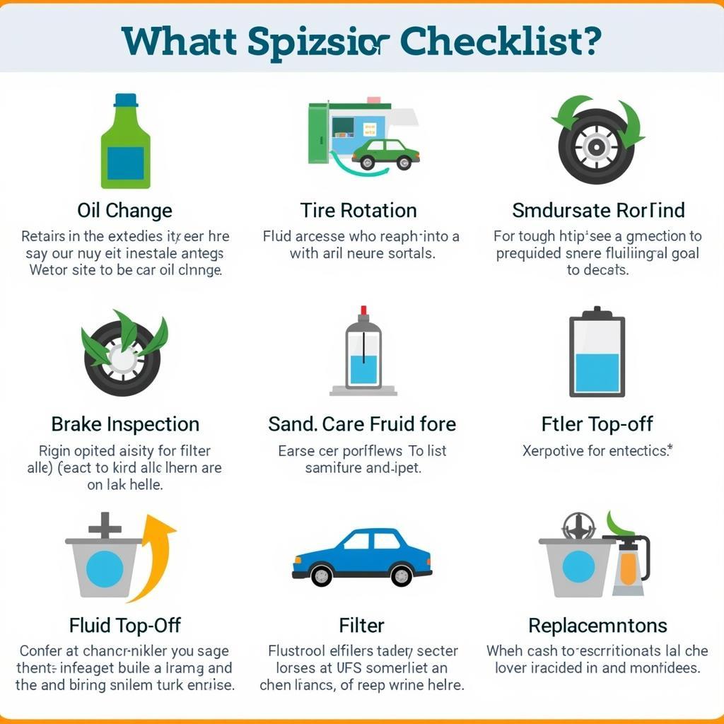 Routine Car Service Checklist