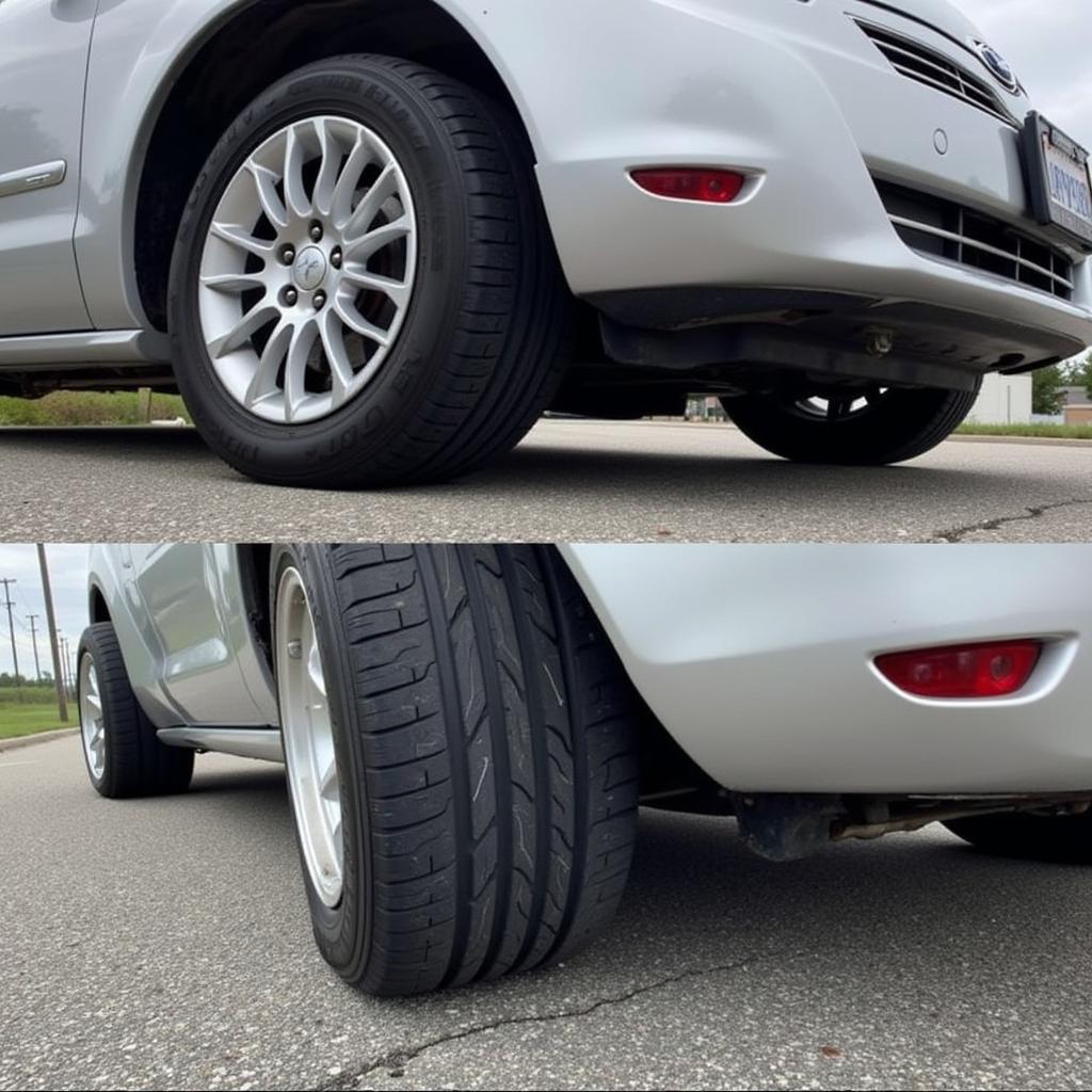 Uneven Tire Wear on Slammed Cars