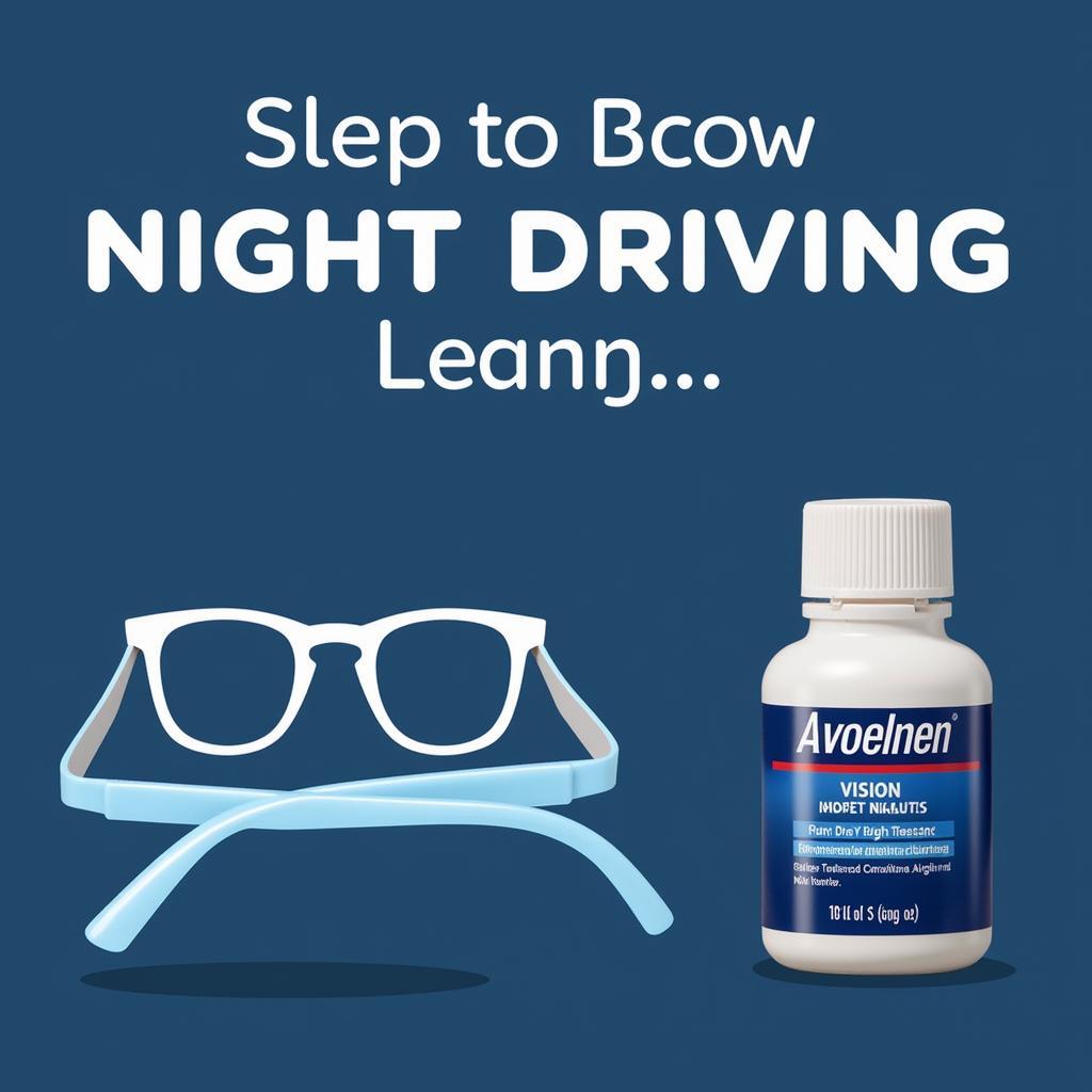 Eyeglasses and Eye Drops for Night Driving