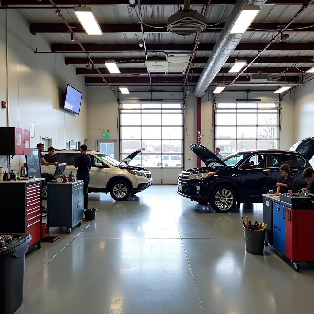 St. Cloud, MN Auto Repair Shop Interior