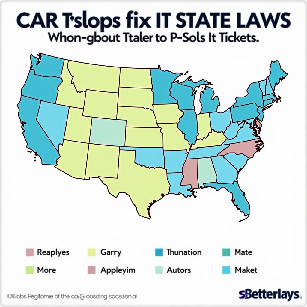 State-Specific Laws Regarding Fix-It Tickets and Car Sales