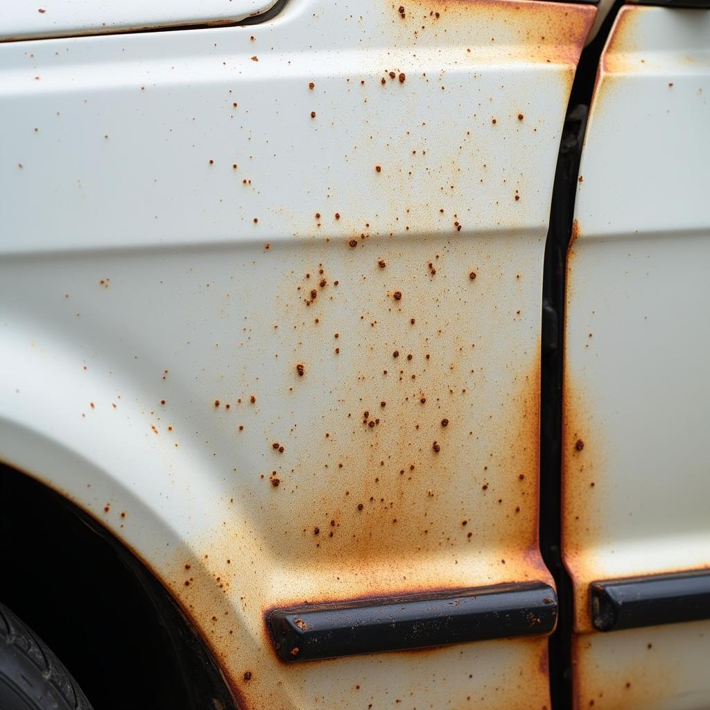 Identifying Surface Rust on a Car