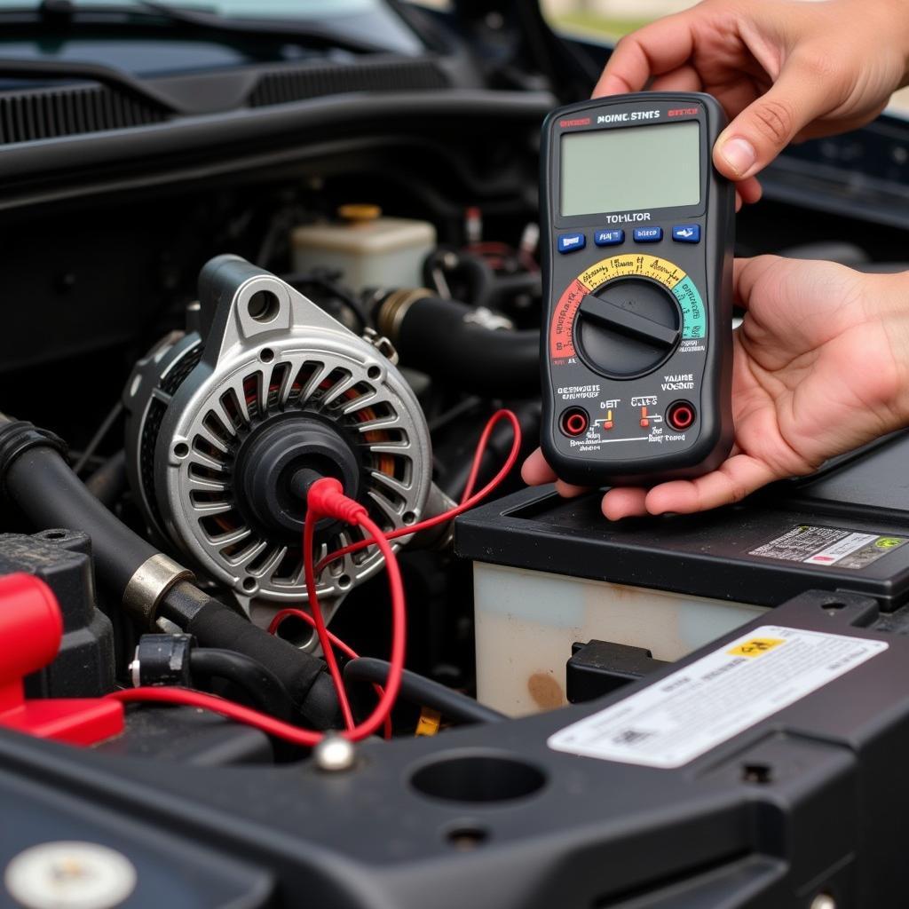 Testing a Car Alternator with a Multimeter