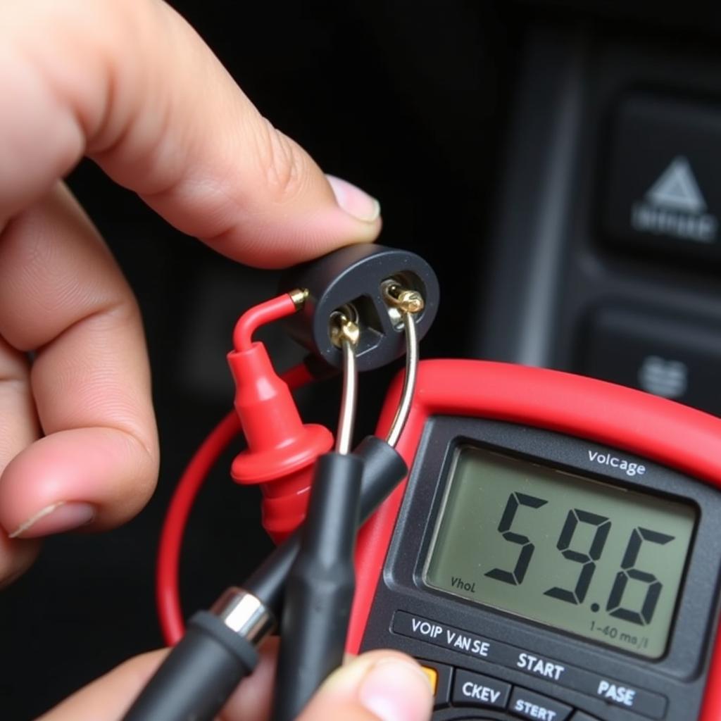 Testing Car Ignition Switch with Multimeter