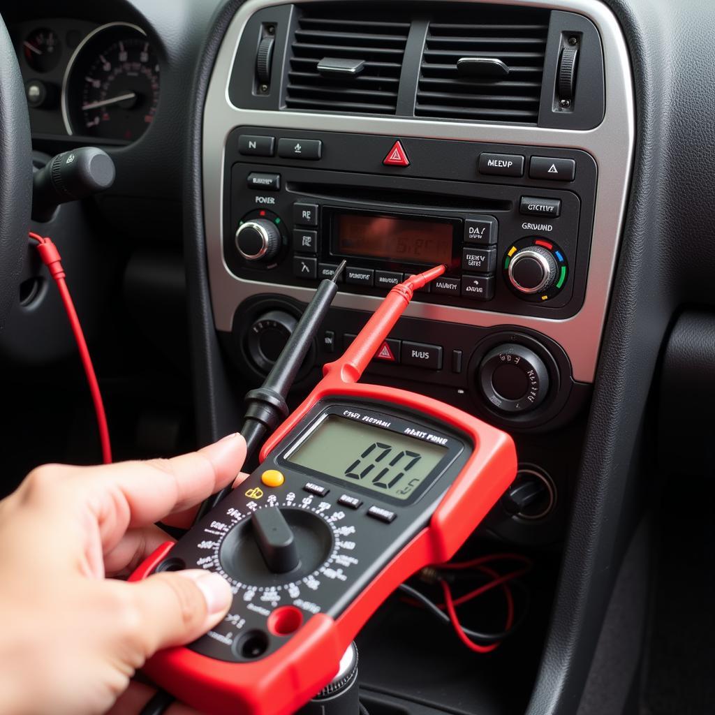 Testing Car Stereo Amplifier With Multimeter