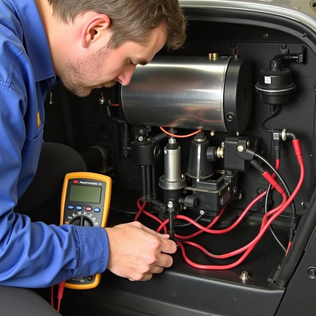 Testing a Club Car Fuel Pump