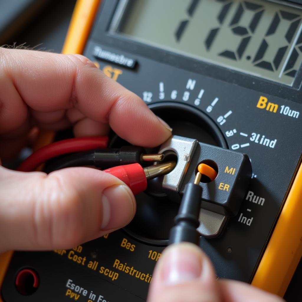 Testing a Fixed Plug with a Multimeter