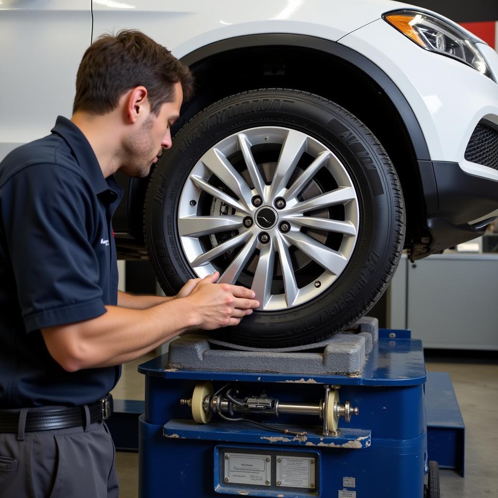 Tire Balancing Machine