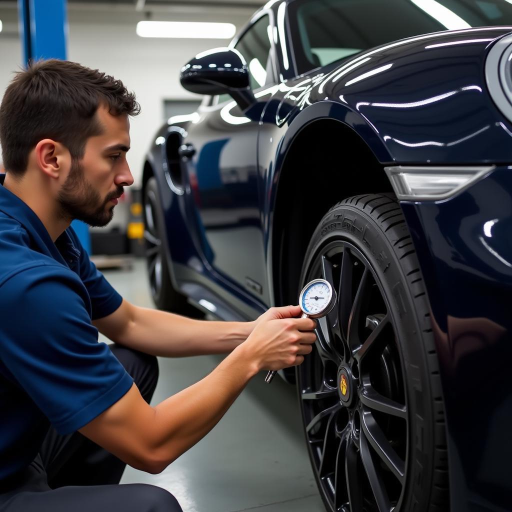 Tire Rotation and Pressure Check