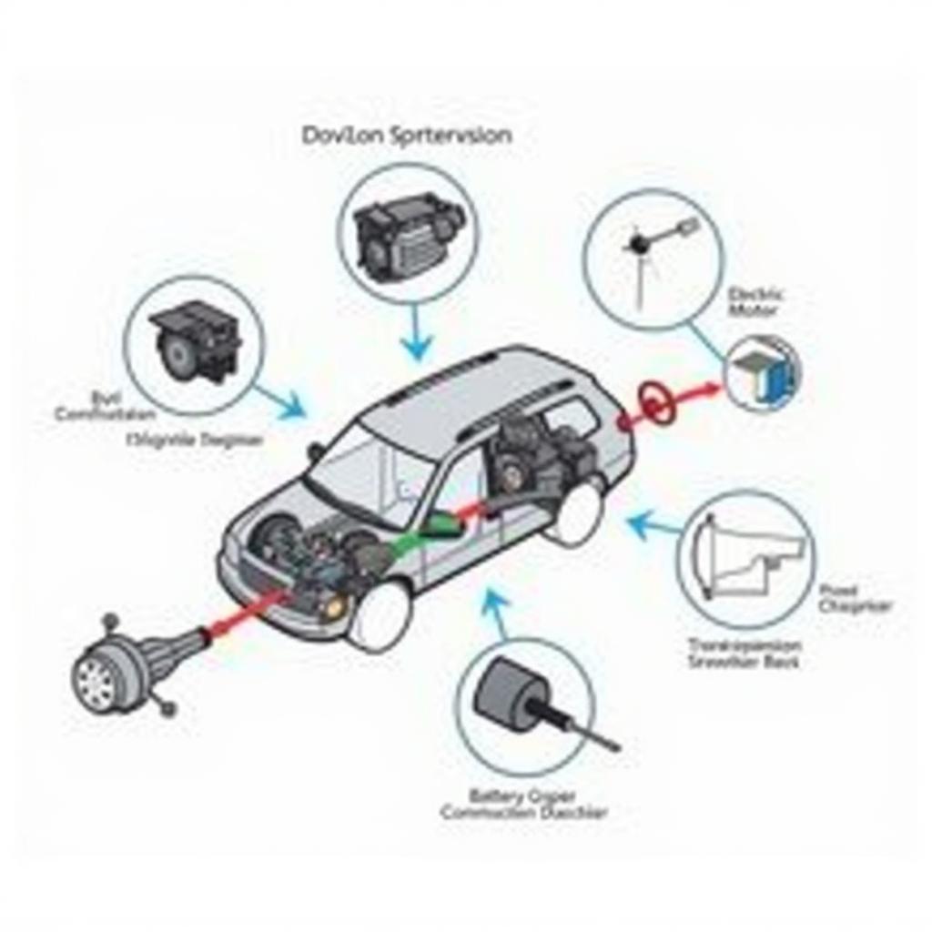 Toyota Highlander Hybrid Powertrain Components