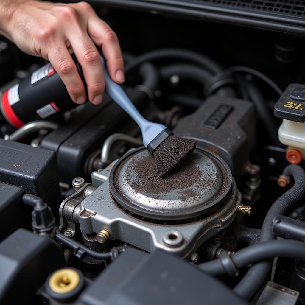 Cleaning a Toyota Throttle Body