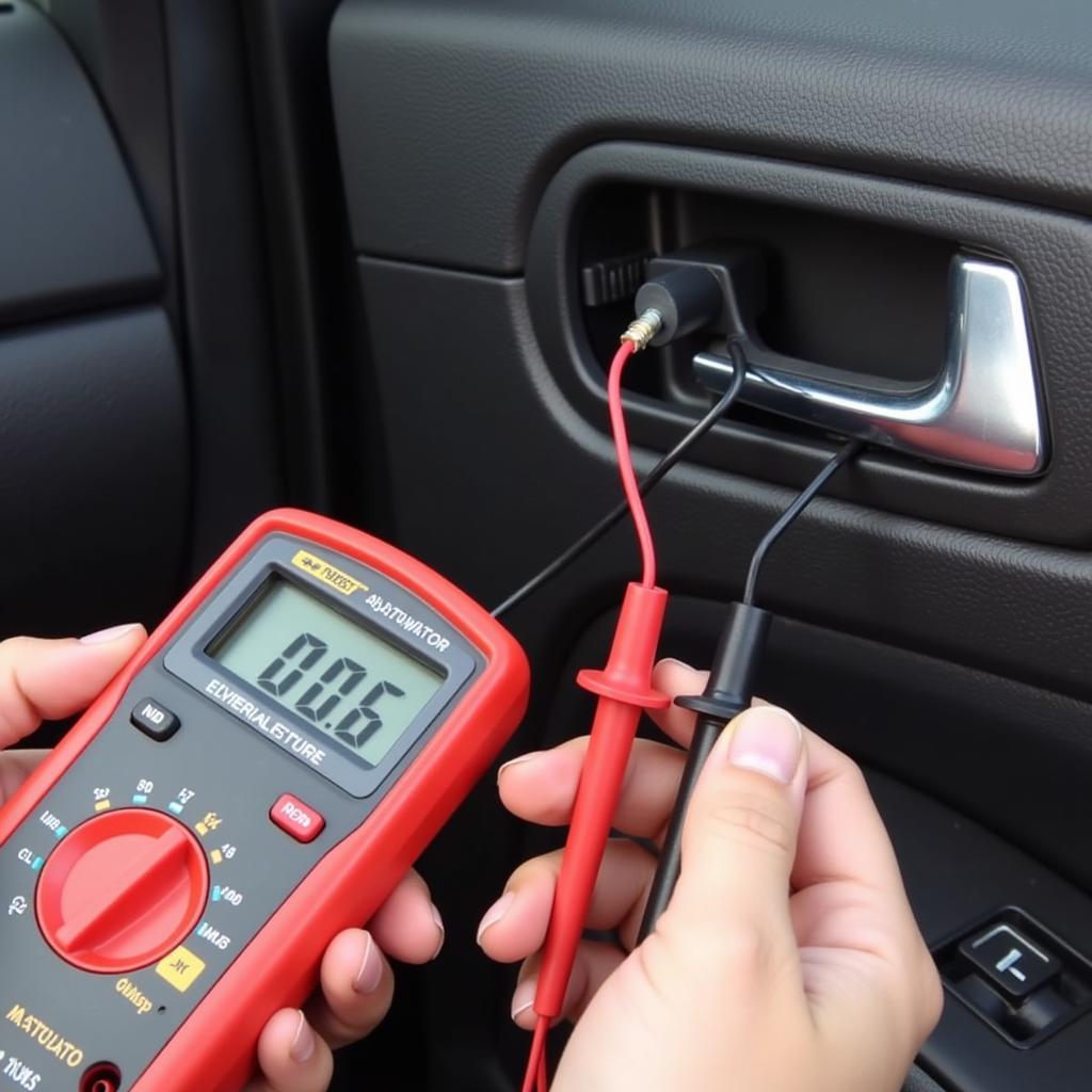 Troubleshooting Car Door Lock With Multimeter