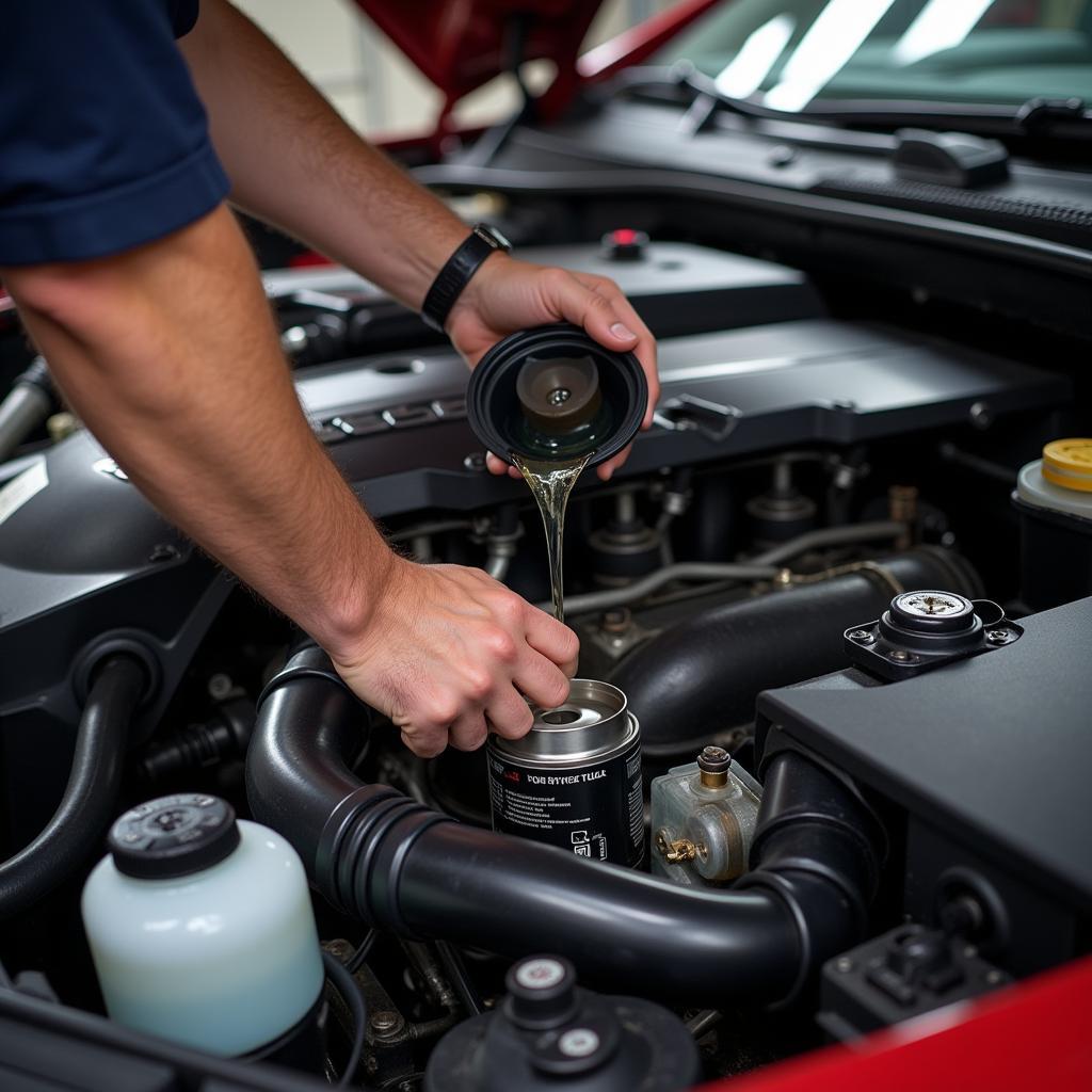 Turbocharged Engine Oil Change