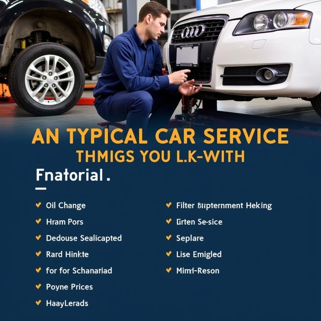 Typical Car Service Checklist