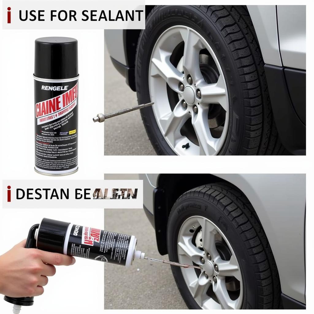 Applying Tire Sealant to a Nail Puncture