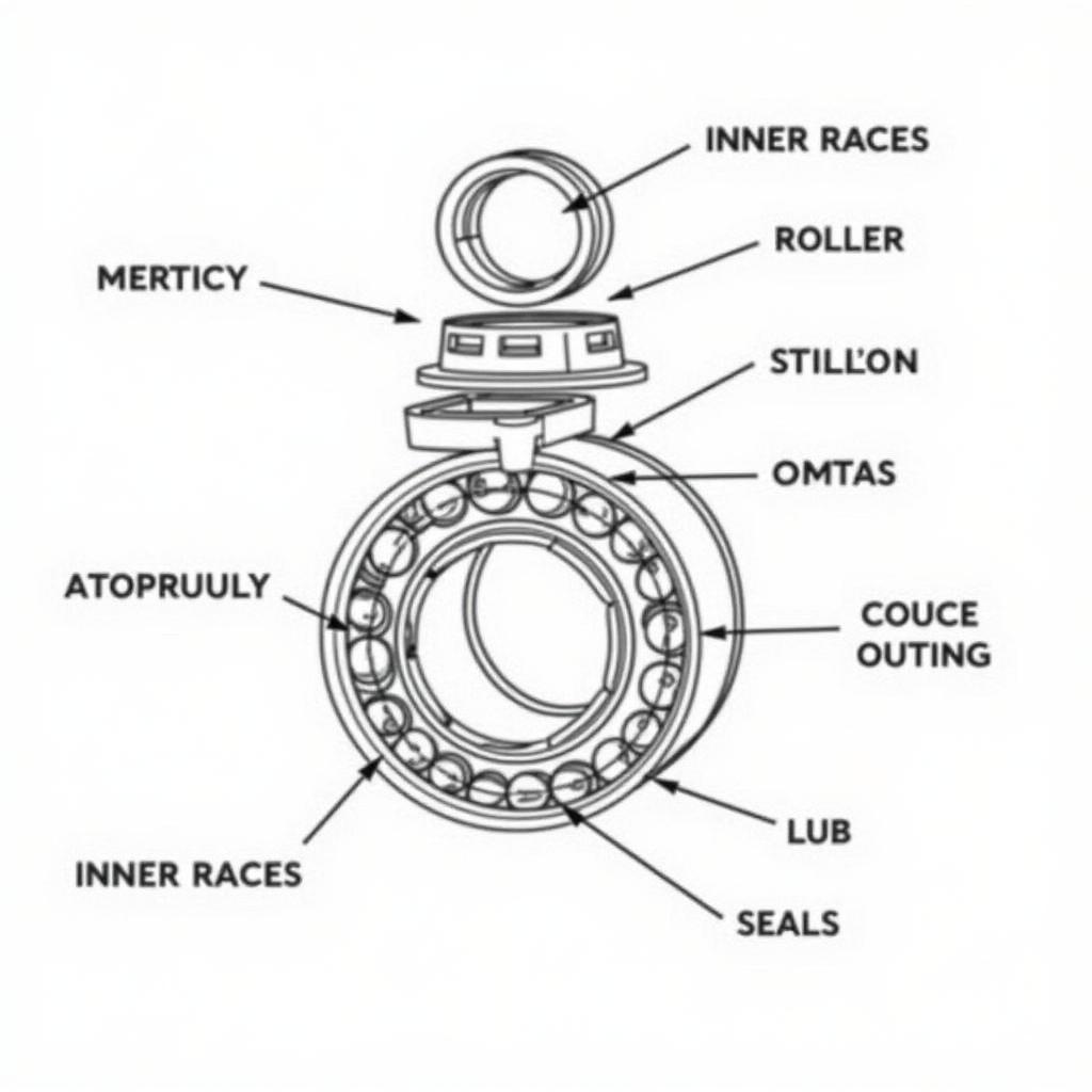 Car Wheel Bearing Diagram