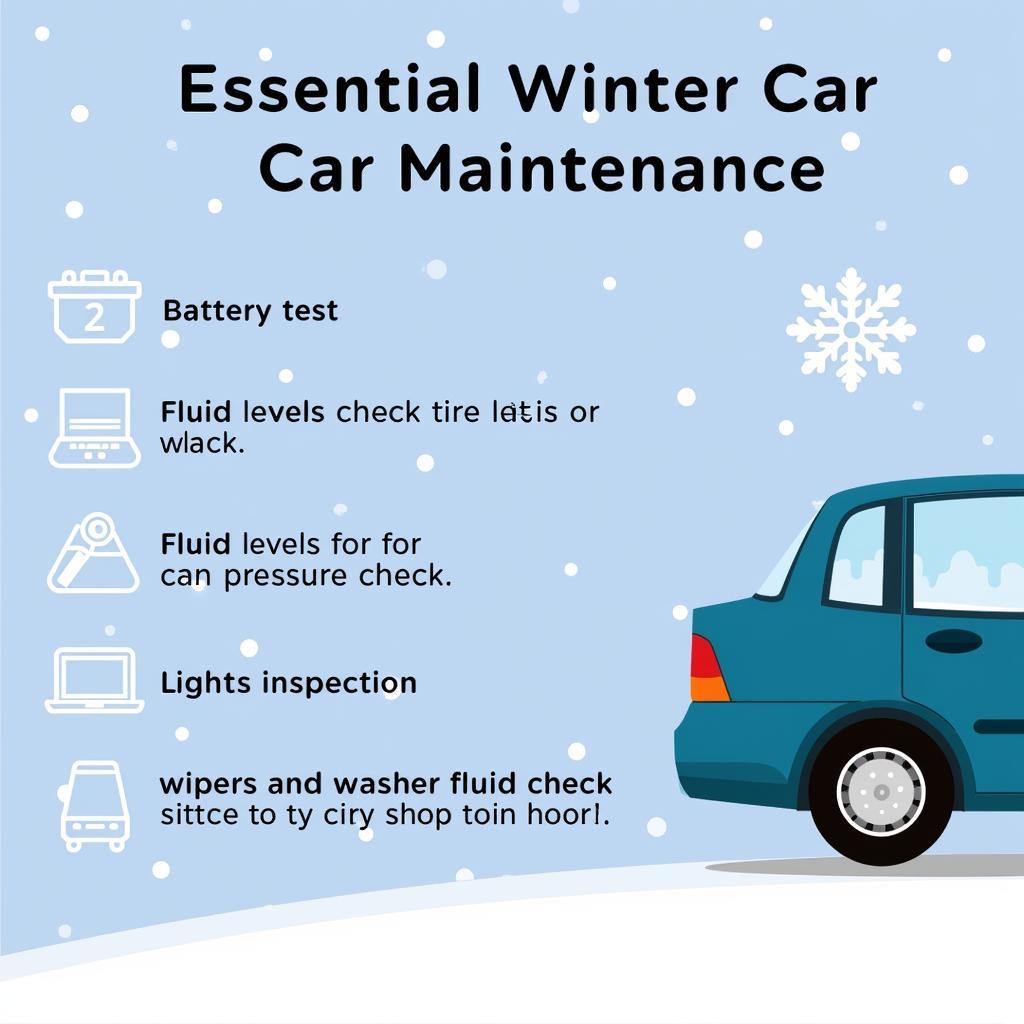 Winter Car Maintenance Checklist