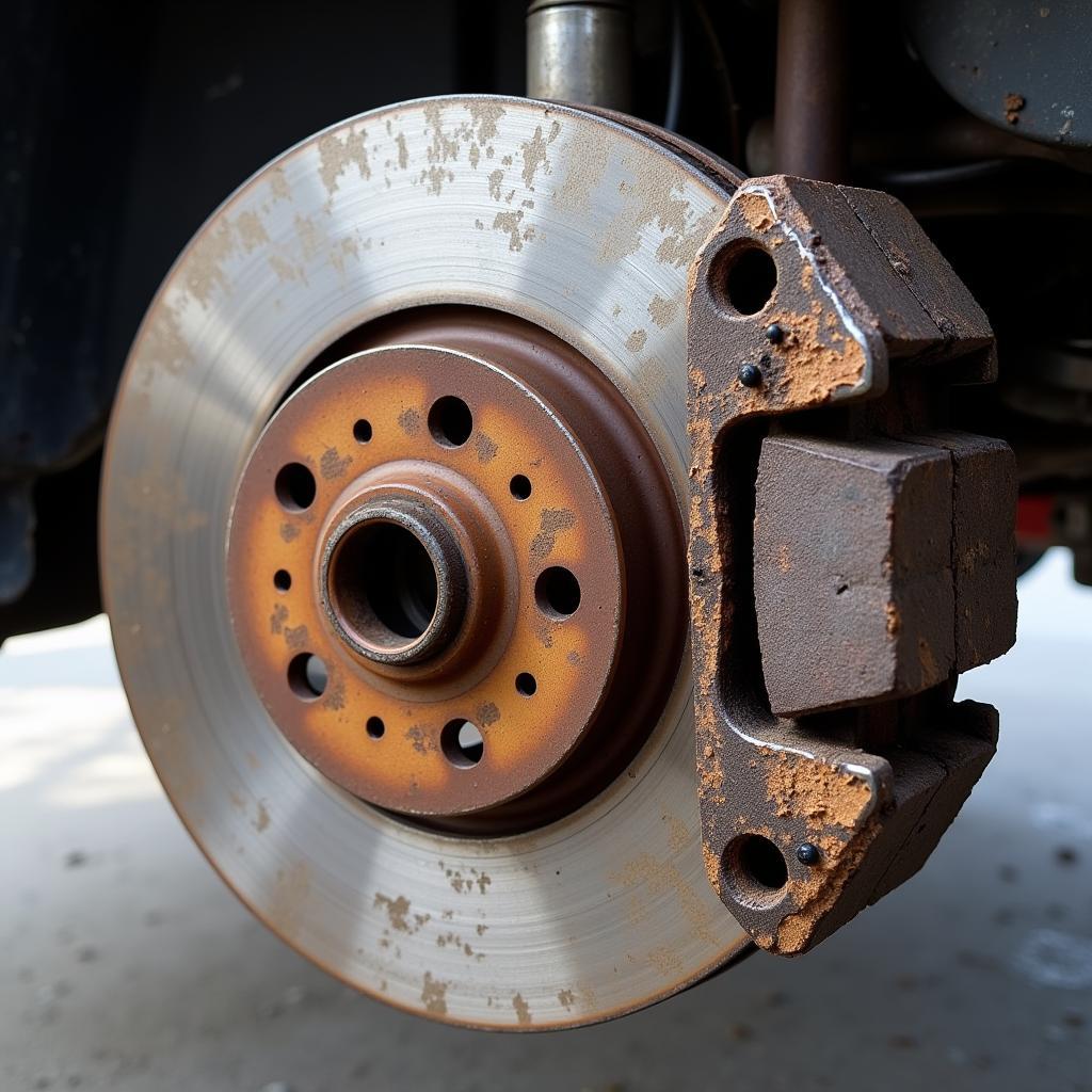 Worn Brake Pads and Rotors Causing Brake Problems