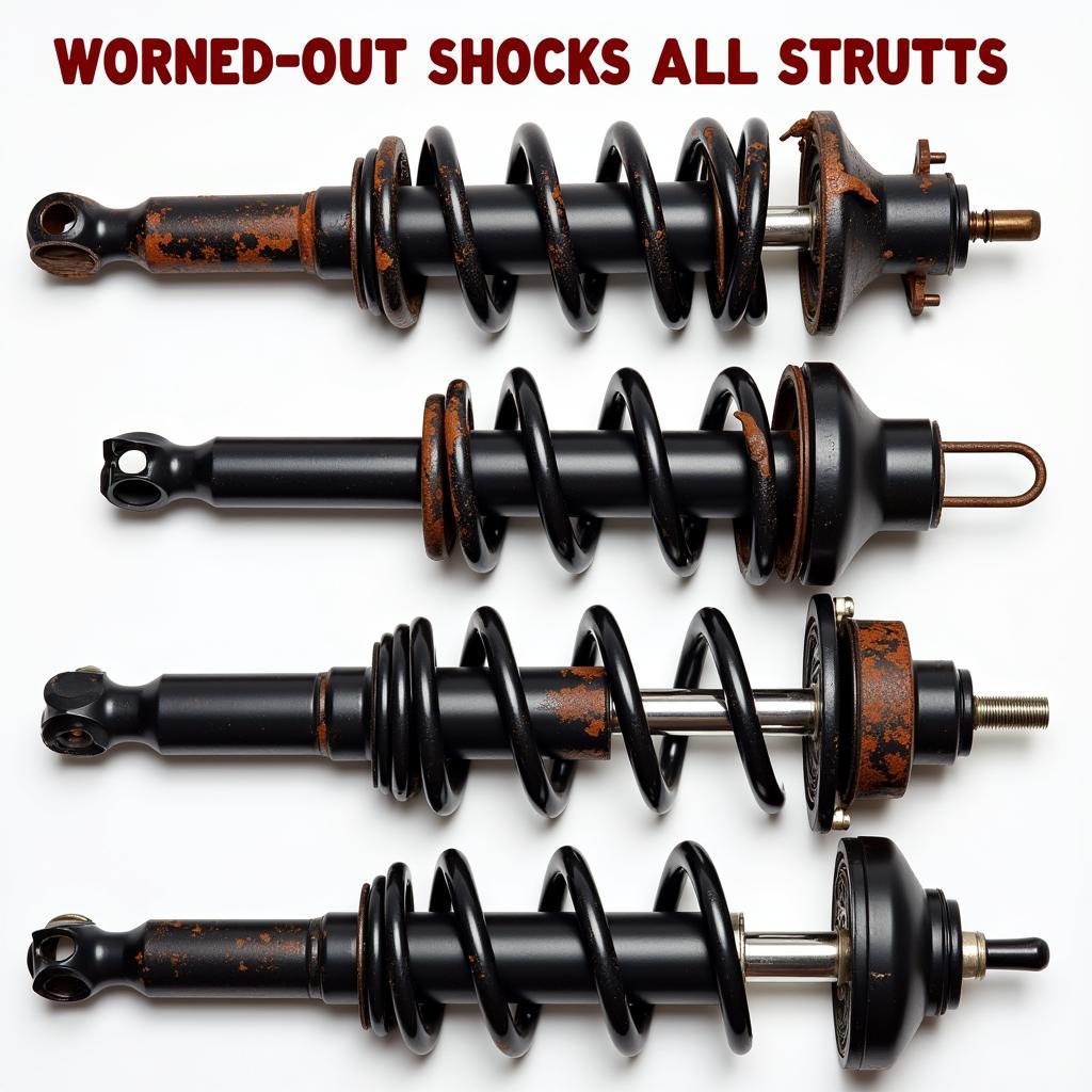 Worn Out Shocks and Struts: Signs of Wear and Tear