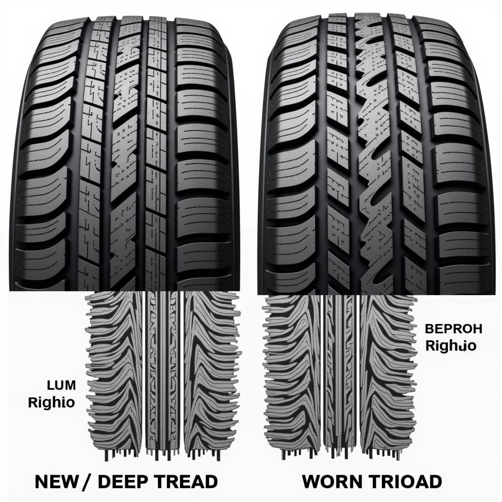 Worn Tires and Reduced Friction