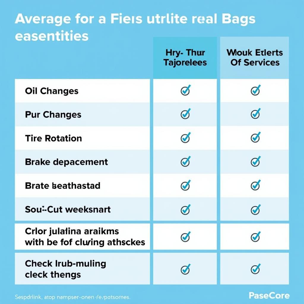 Yearly Car Maintenance Cost Breakdown