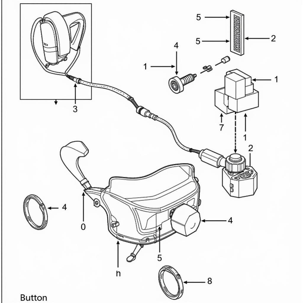 2018 Honda Civic Electric Parking Brake Components Diagram