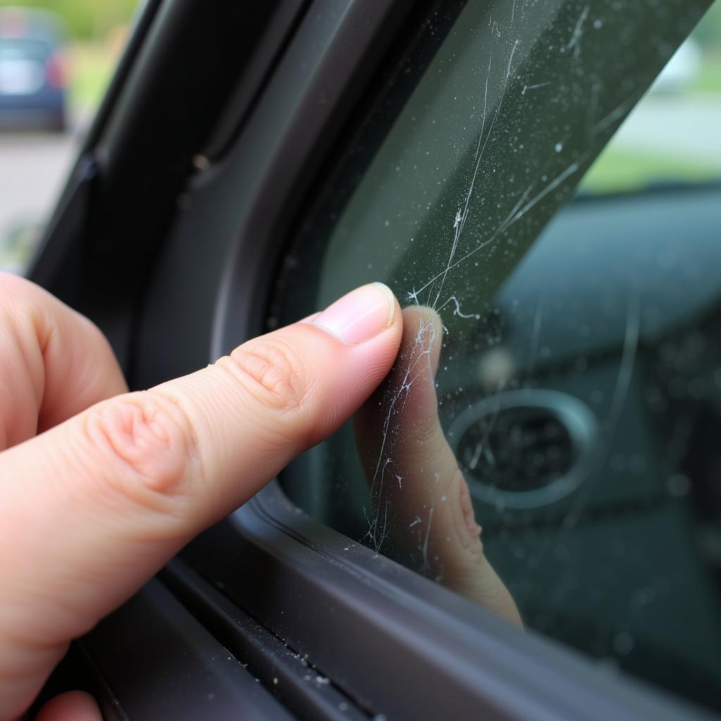 Assessing Car Window Scratch Depth