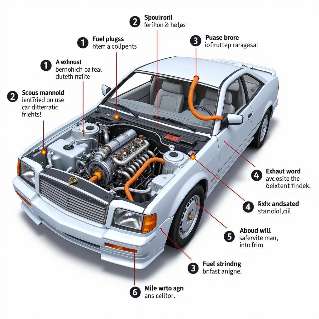 Backfiring Car Engine Components