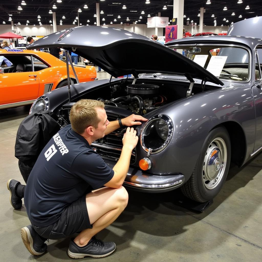 Pre-Auction Inspection at Barrett Jackson