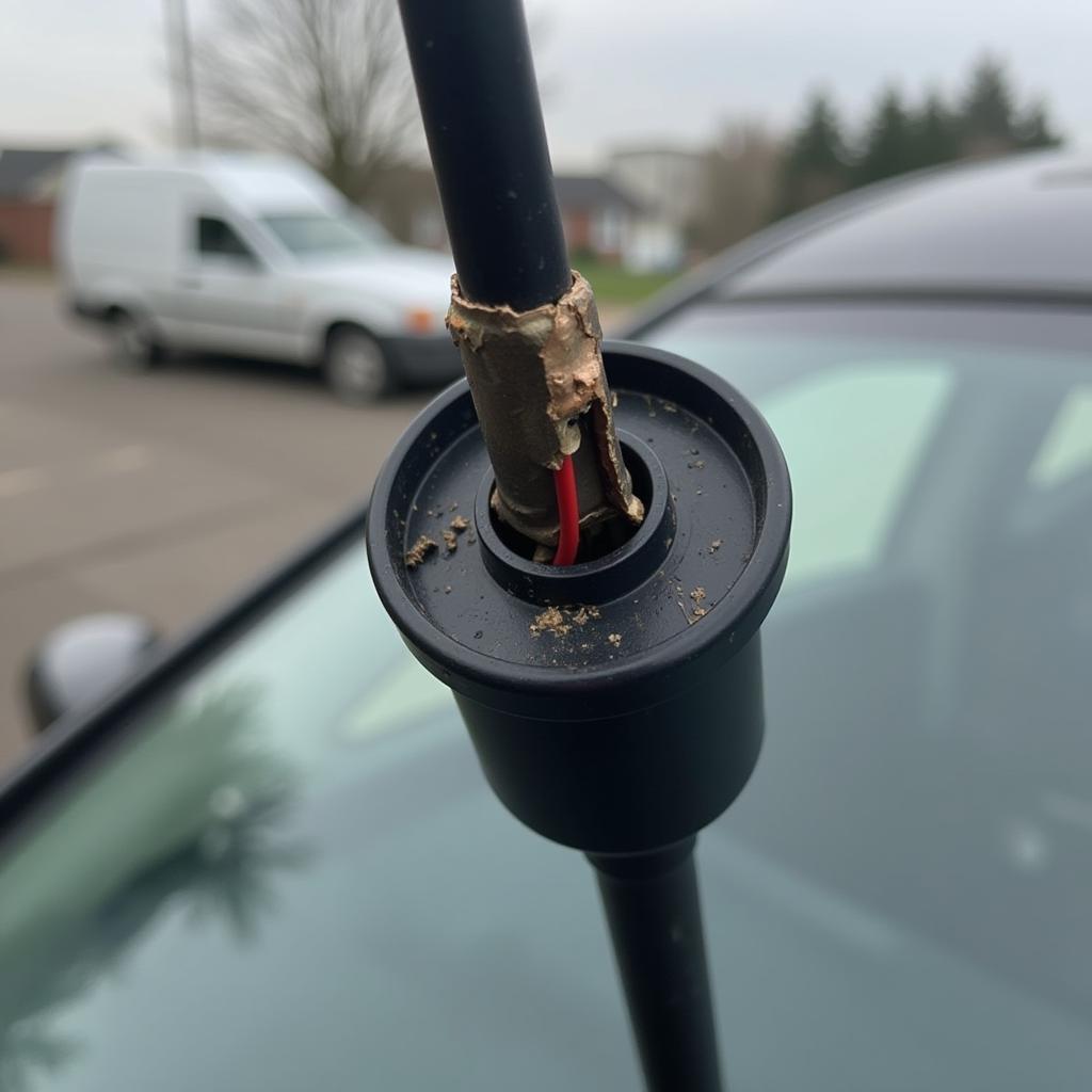 Broken Car Antenna Mast