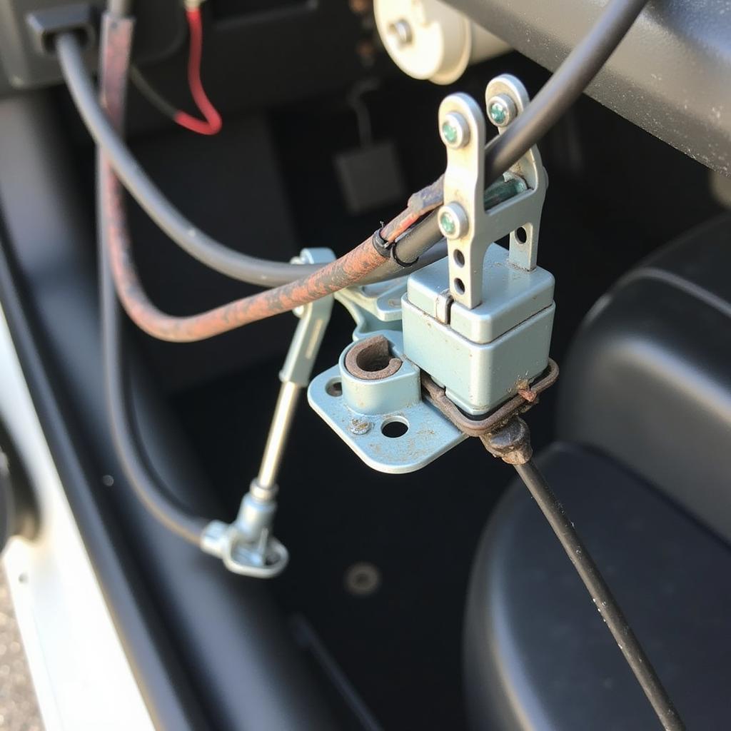 Broken Car Window Regulator