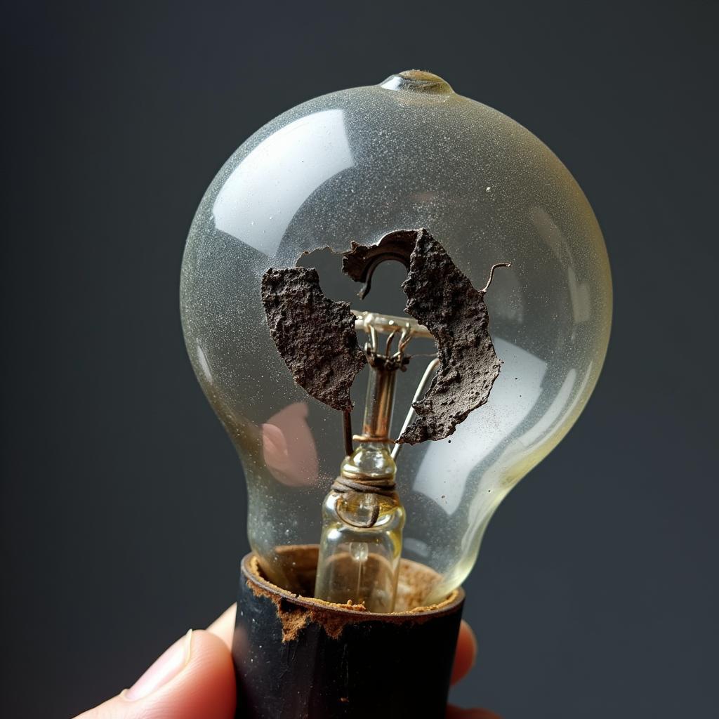 Burnt-Out Car Light Bulb