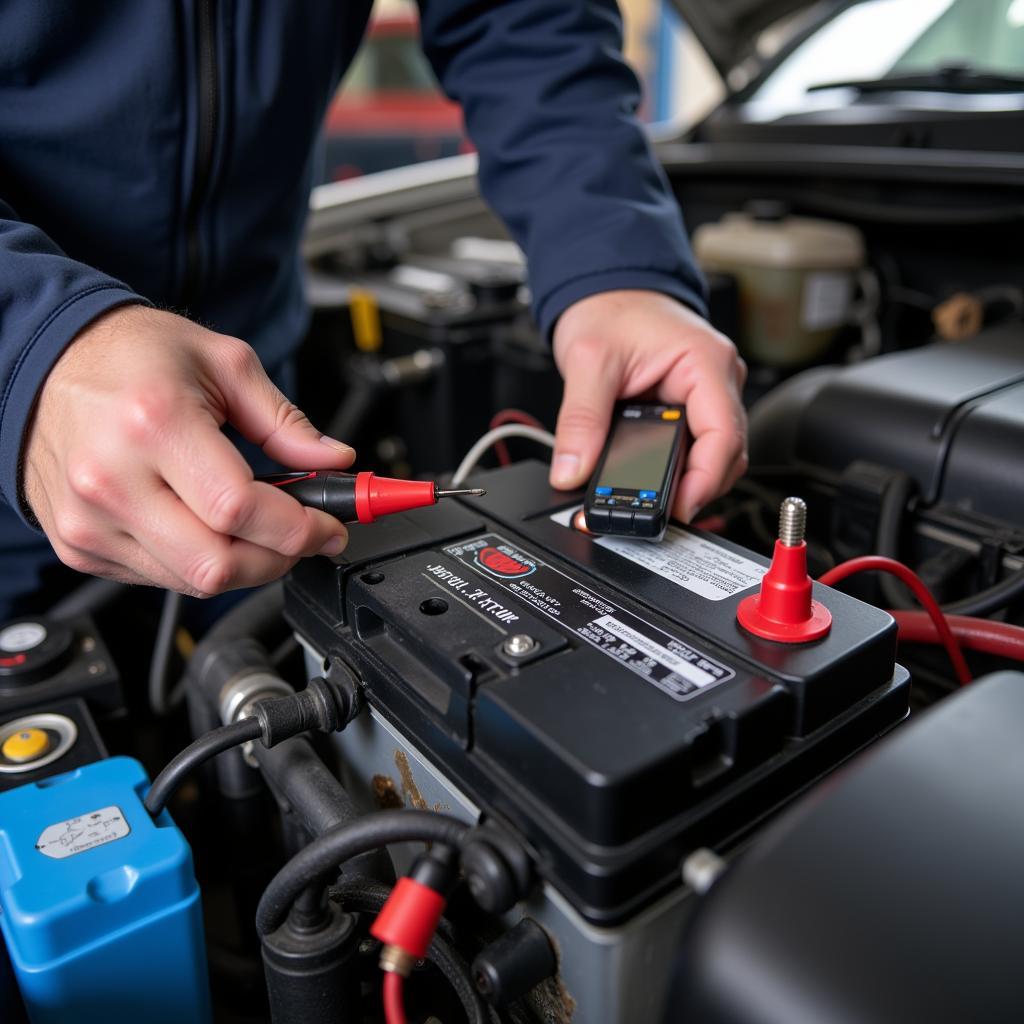 Checking Car Battery in Williston, ND