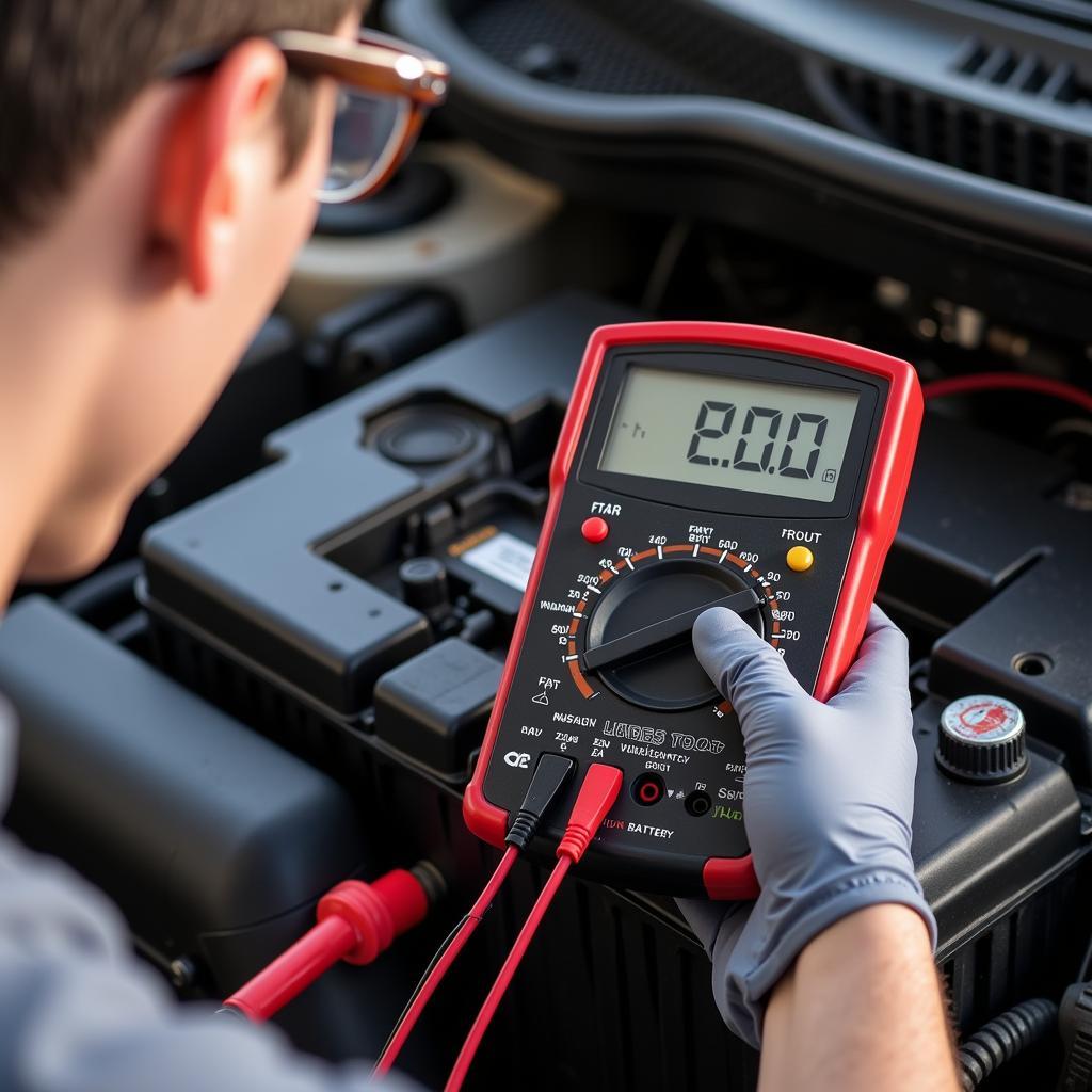 Checking Car Battery