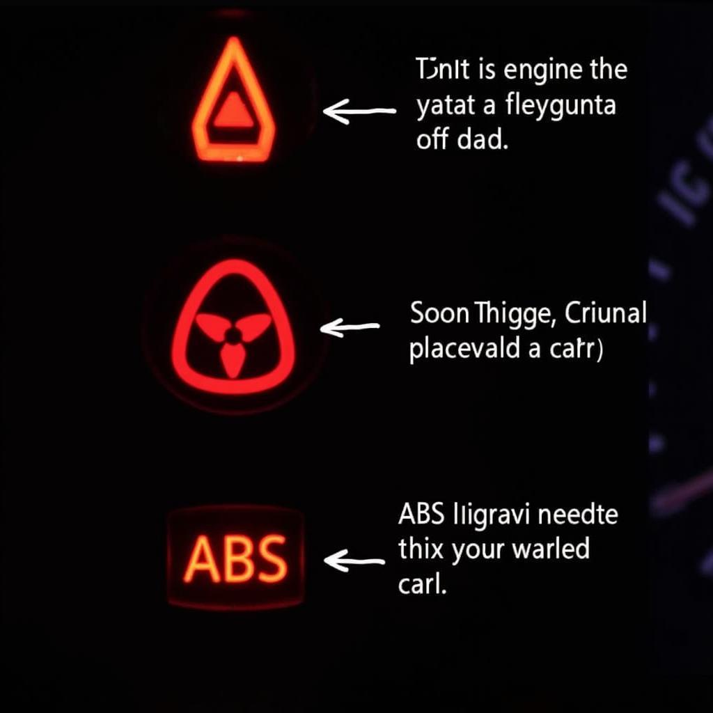 Car Dashboard Warning Lights