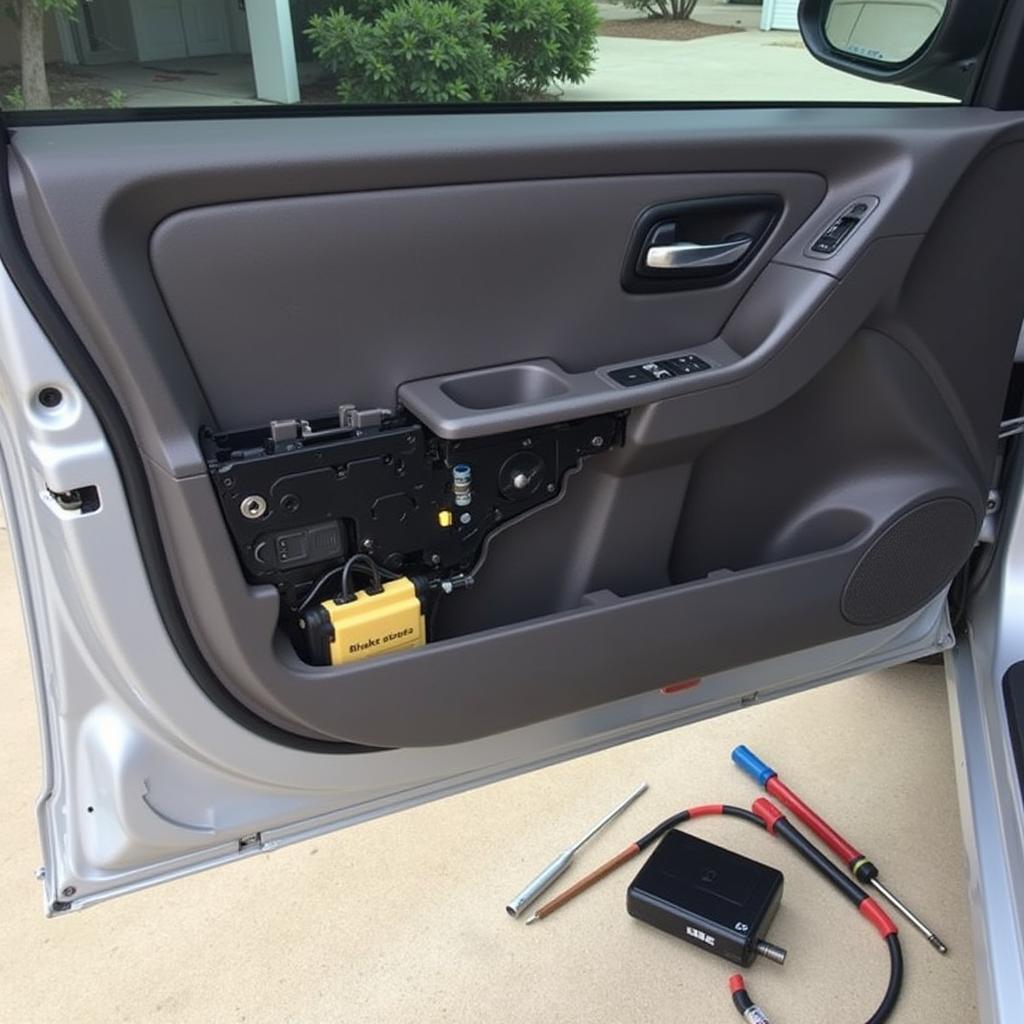 Replacing a Car Door Lock Actuator