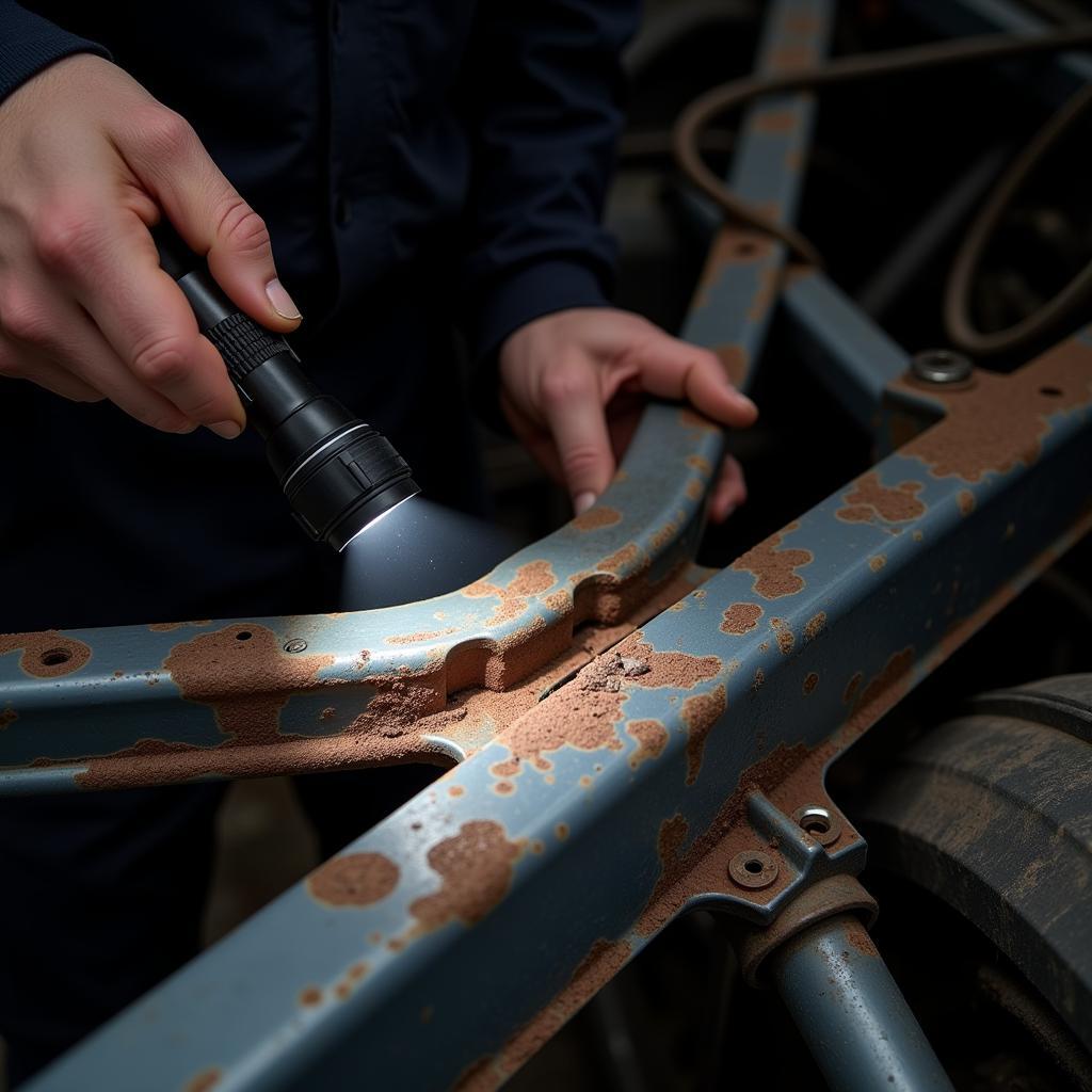 Car Frame Damage Inspection