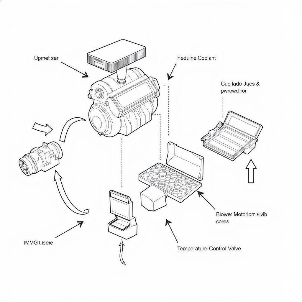 Car Heating System Diagram