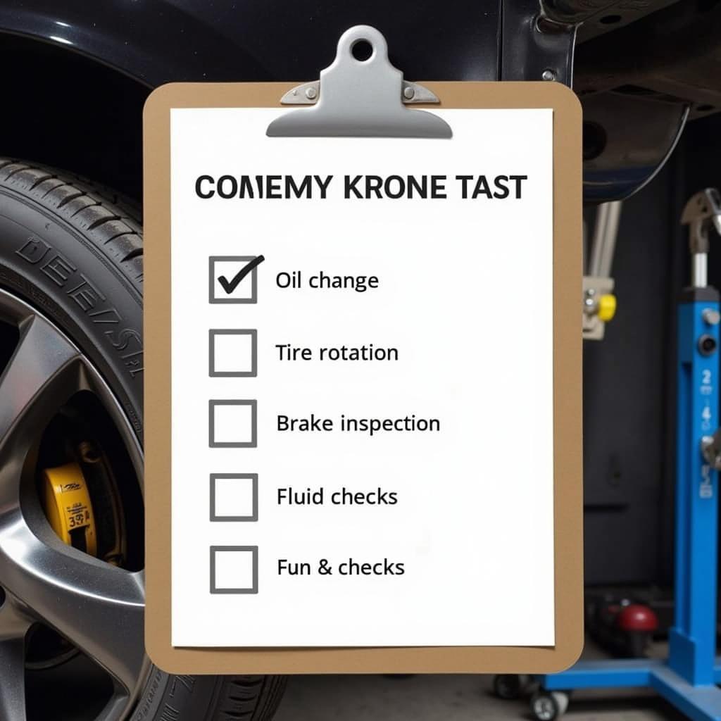 Car Maintenance Checklist