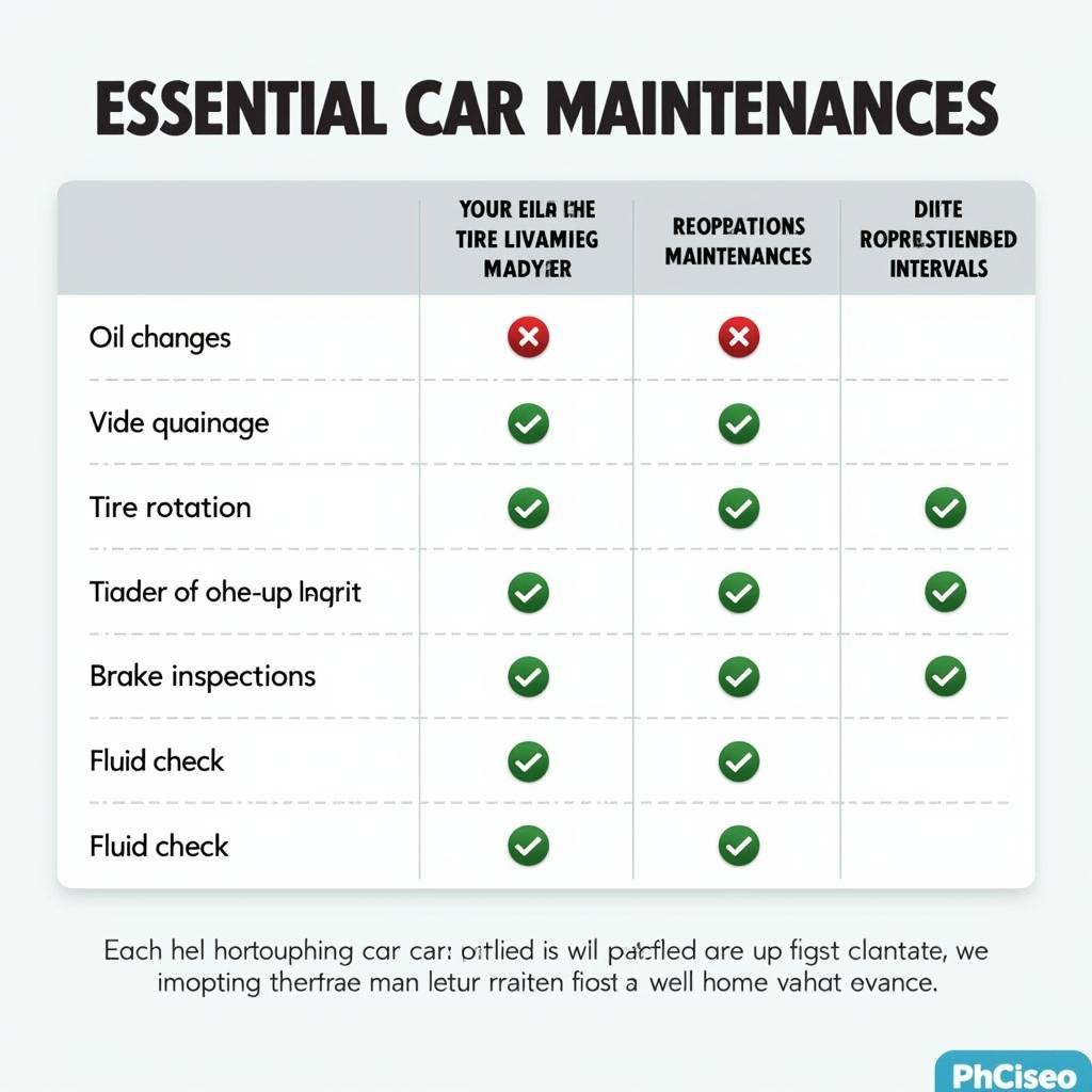 Essential Car Maintenance Checklist